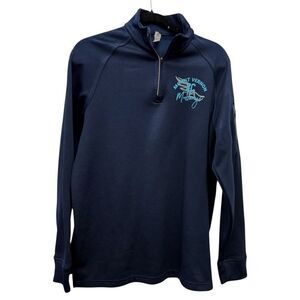 Mount Vernon Mustangs Men's Pullover. Polyester. Navy Blue. Sz M
